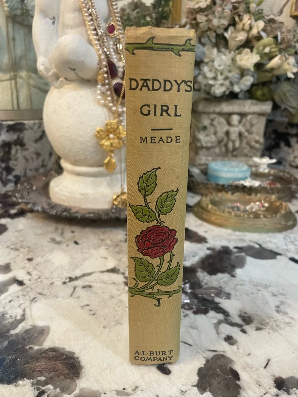 1900s-10s Daddy's Girl Decorative Antique Book